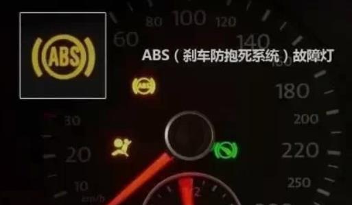 最危险的10个汽车故障灯之ABS指示灯