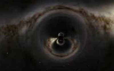 哈勃望远镜观察到“流浪黑洞”离开星系的迹象