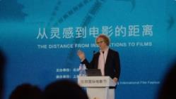导演多纳斯马尔克大师班发表演讲：“中国是世界电影的未来”