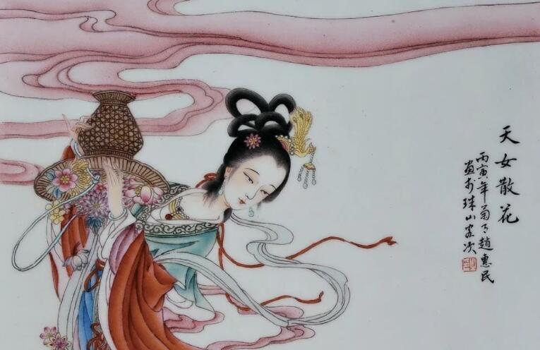 江西特产-南昌瓷板画像