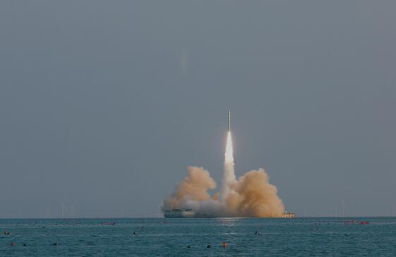 中国民营火箭首次海上发射成功